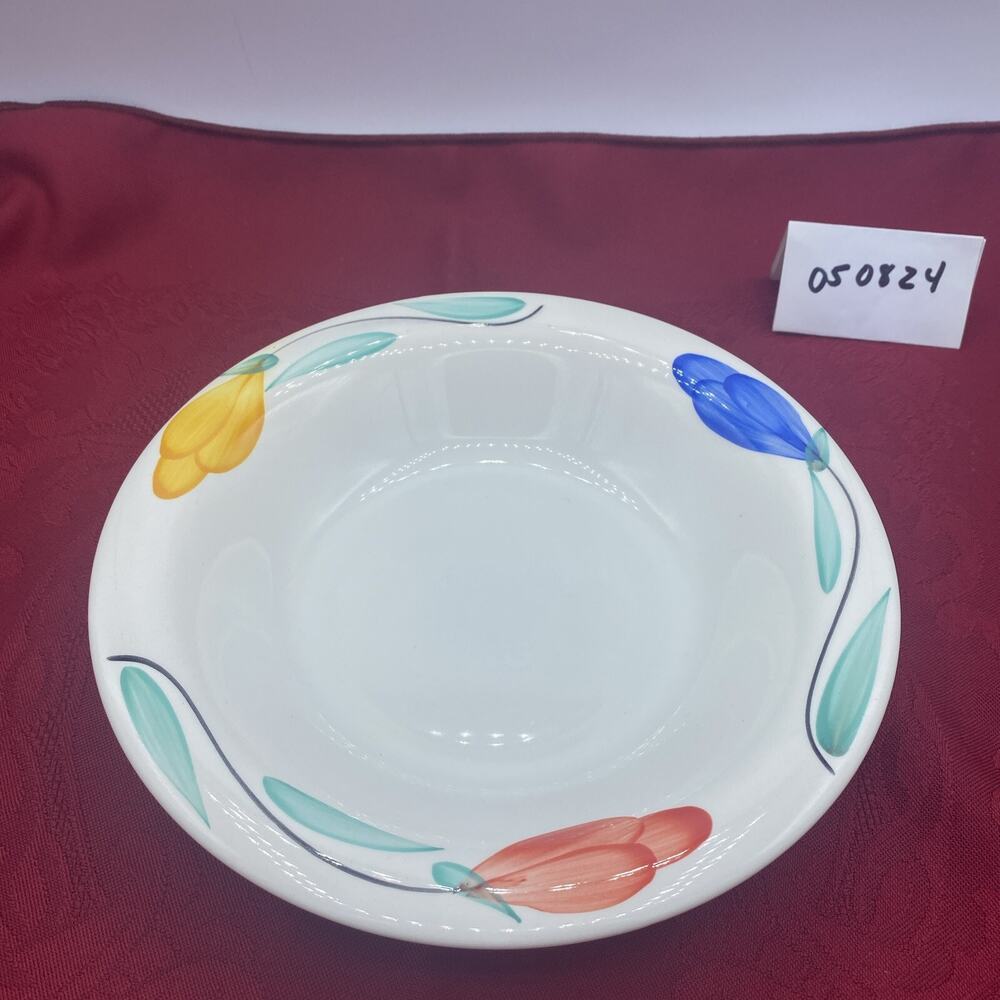handpainted pier 1 italian pottery 8.25” Bowl